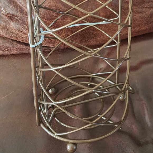 Metal Decorative Freestanding Toilet Paper Roll Holder Stand and Dispenser - Picture 6 of 9